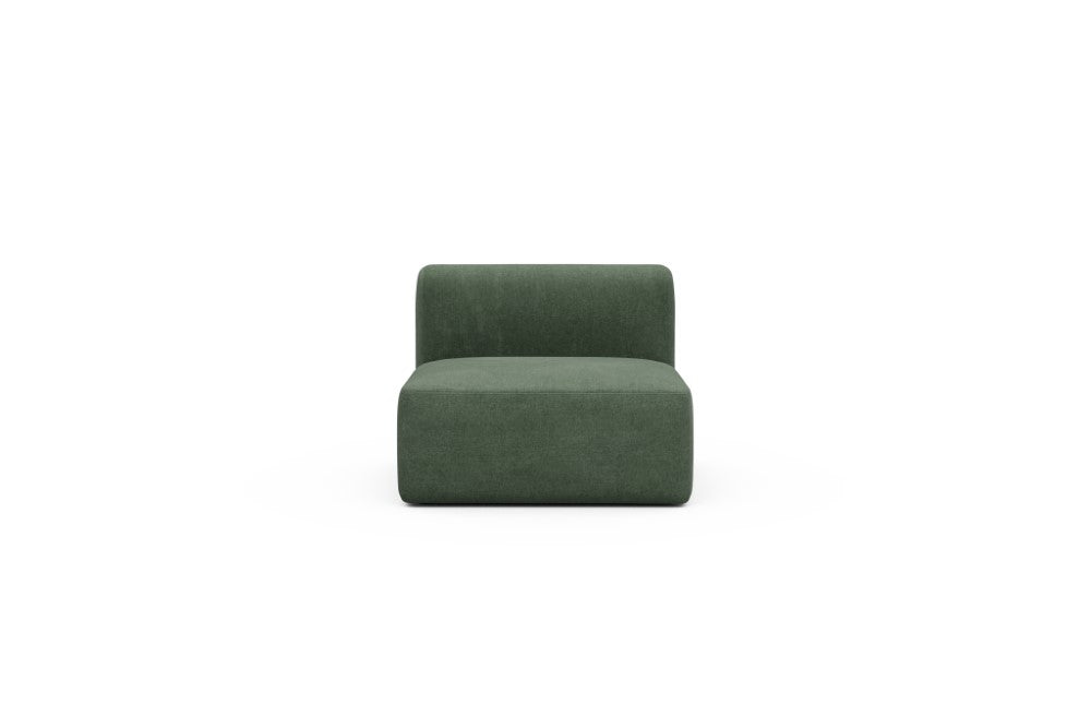 Rund Modular Sofa - Configurations 1 - 97E - 96 x 97 cm - 1,5 Seater - 498 Casone Forest Green