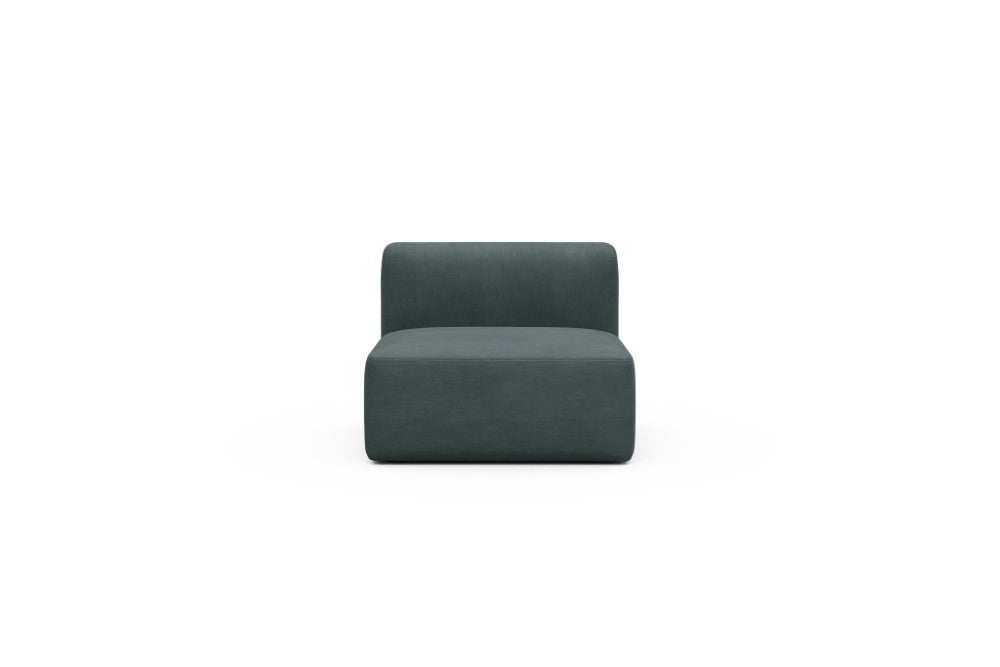 Rund Modular Sofa - Configurations 1 - 97E - 96 x 97 cm - 1,5 Seater - 573 Vivus Dusty Blue