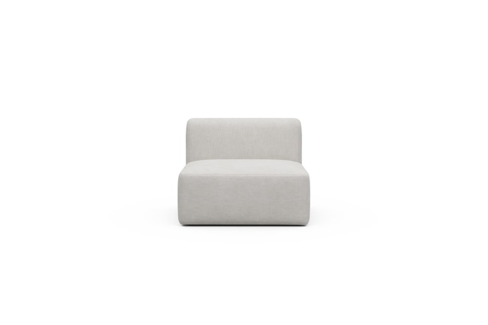 Rund Modular Sofa - Configurations 1 - 97E - 96 x 97 cm - 1,5 Seater - 574 Vivus Dusty Off White