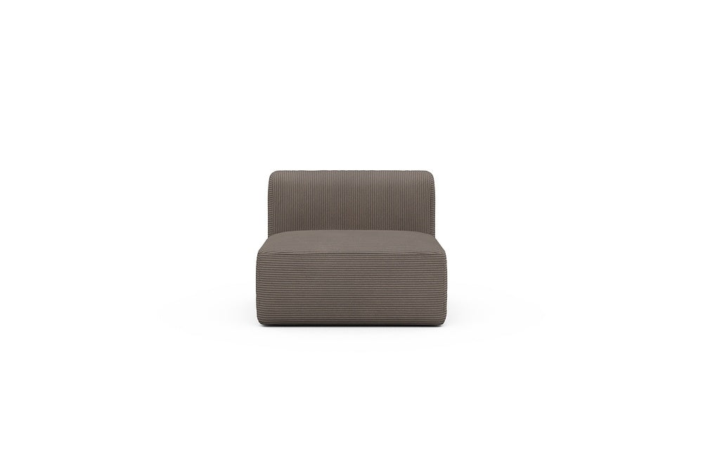 Rund Modular Sofa - Configurations 1 - 97E - 96 x 97 cm - 1,5 Seater - 596 Corduroy Mocha