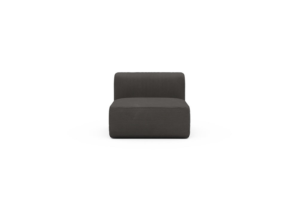 Rund Modular Sofa - Configurations 1 - 97E - 96 x 97 cm - 1,5 Seater - 597 Corduroy Charcoal