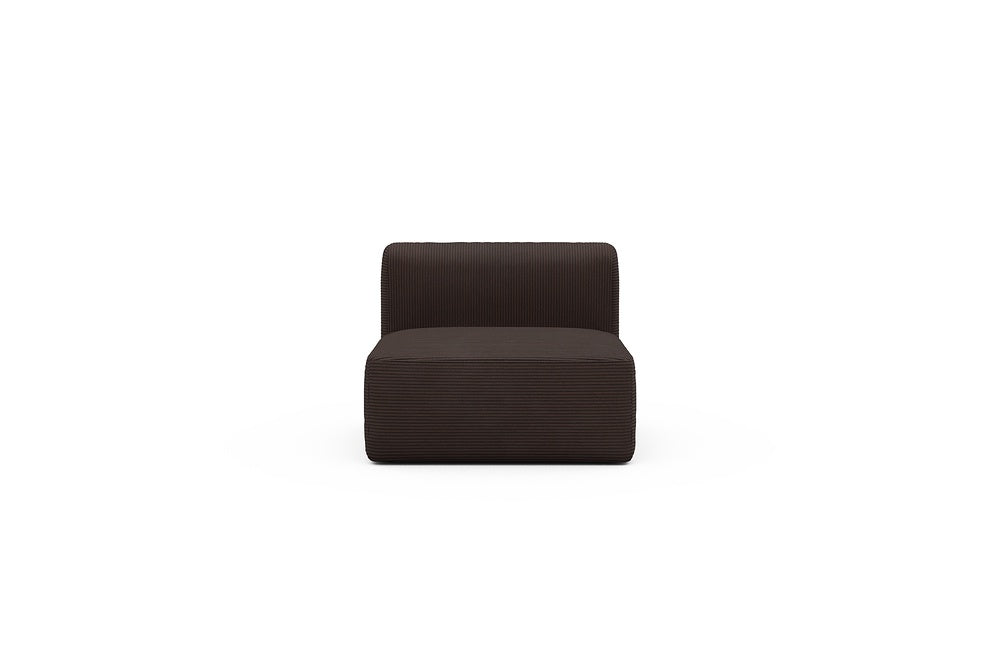 Rund Modular Sofa - Configurations 1 - 97E - 96 x 97 cm - 1,5 Seater - 600 Corduroy Cocoa