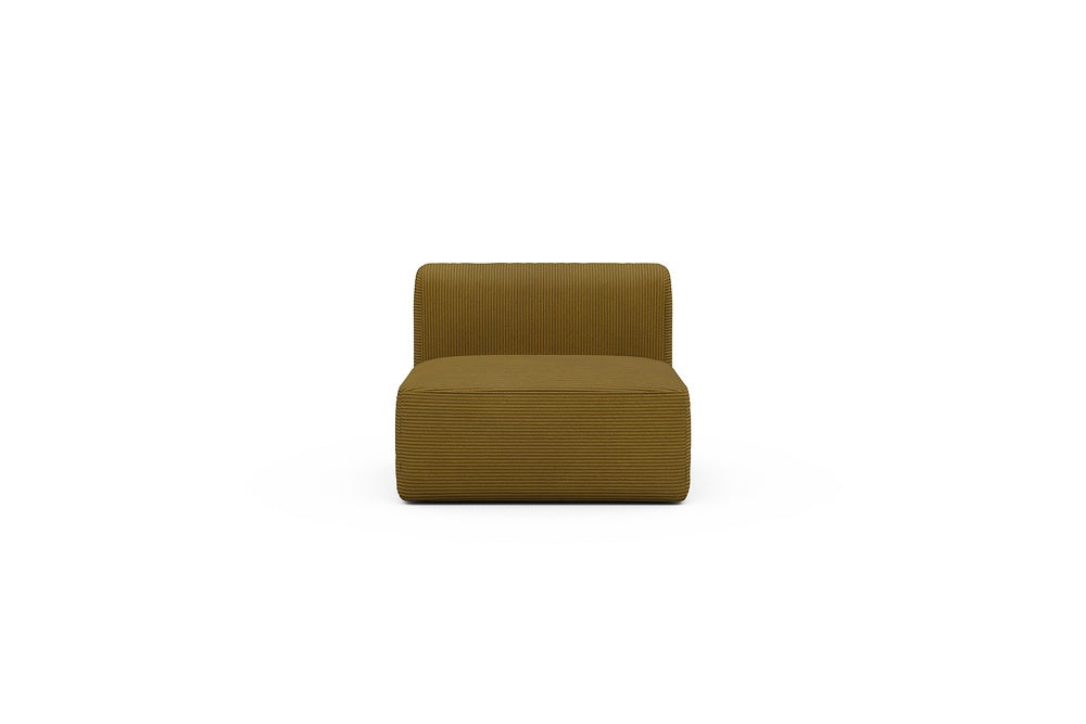 Rund Modular Sofa - Configurations 1 - 97E - 96 x 97 cm - 1,5 Seater - 601 Corduroy Ochre