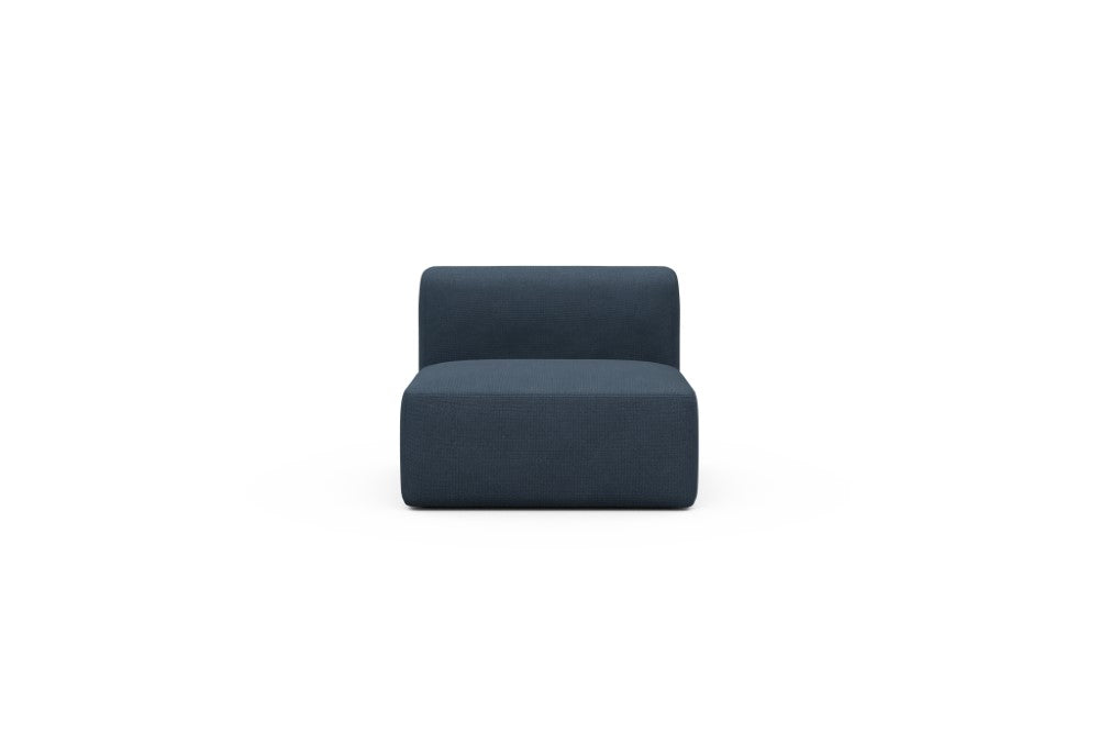 Rund Modular Sofa - Configurations 1 - 97E - 96 x 97 cm - 1,5 Seater - 768 Cura Oxford Blue