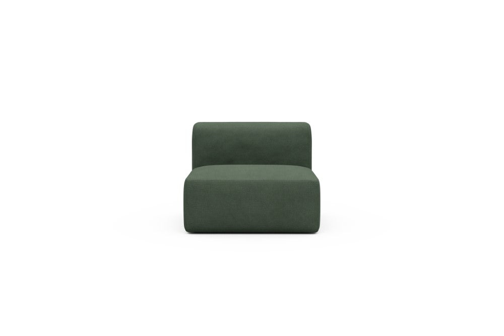 Rund Modular Sofa - Configurations 1 - 97E - 96 x 97 cm - 1,5 Seater - 769 Cura Saga Green