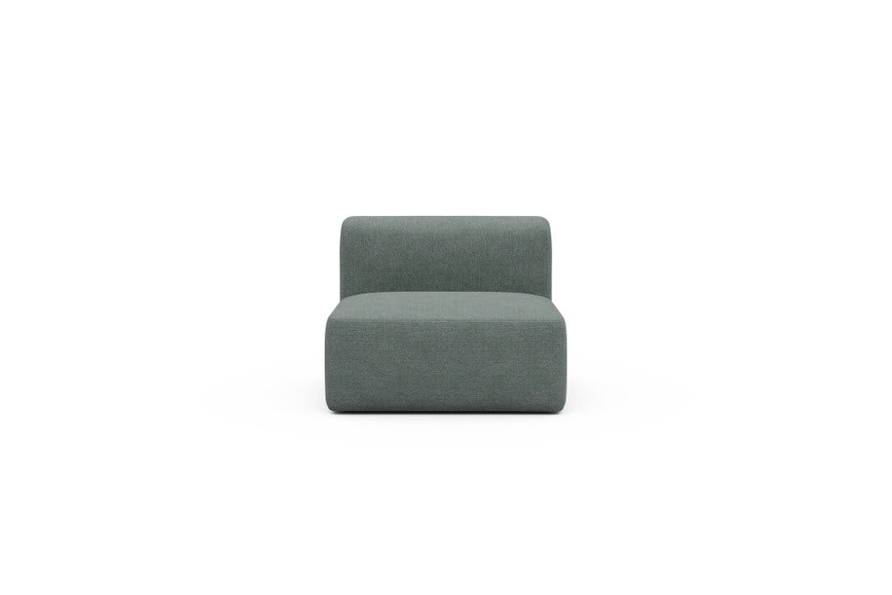 Rund Modular Sofa - Configurations 1 - 97E - 96 x 97 cm - 1,5 Seater - 770 Carreno Cielo Blue