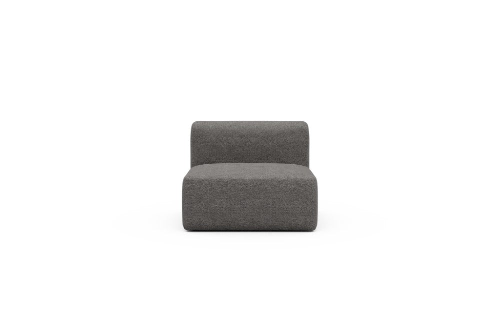 Rund Modular Sofa - Configurations 1 - 97E - 96 x 97 cm - 1,5 Seater - 772 Carreno Salt & Pepper