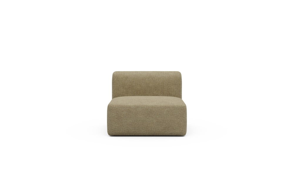 Rund Modular Sofa - Configurations 1 - 97E - 96 x 97 cm - 1,5 Seater - 774 Carreno Sicilian Yellow