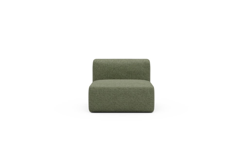 Rund Modular Sofa - Configurations 1 - 97E - 96 x 97 cm - 1,5 Seater - 775 Carreno Vivid Green