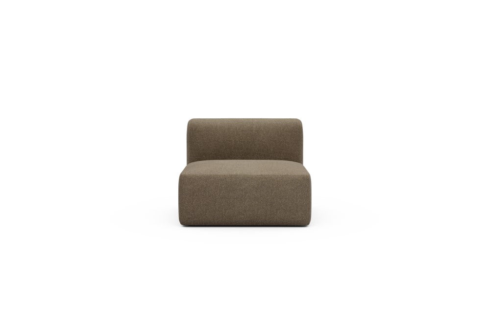 Rund Modular Sofa - Configurations 1 - 97E - 96 x 97 cm - 1,5 Seater - 817 Aivi Khaki Brown