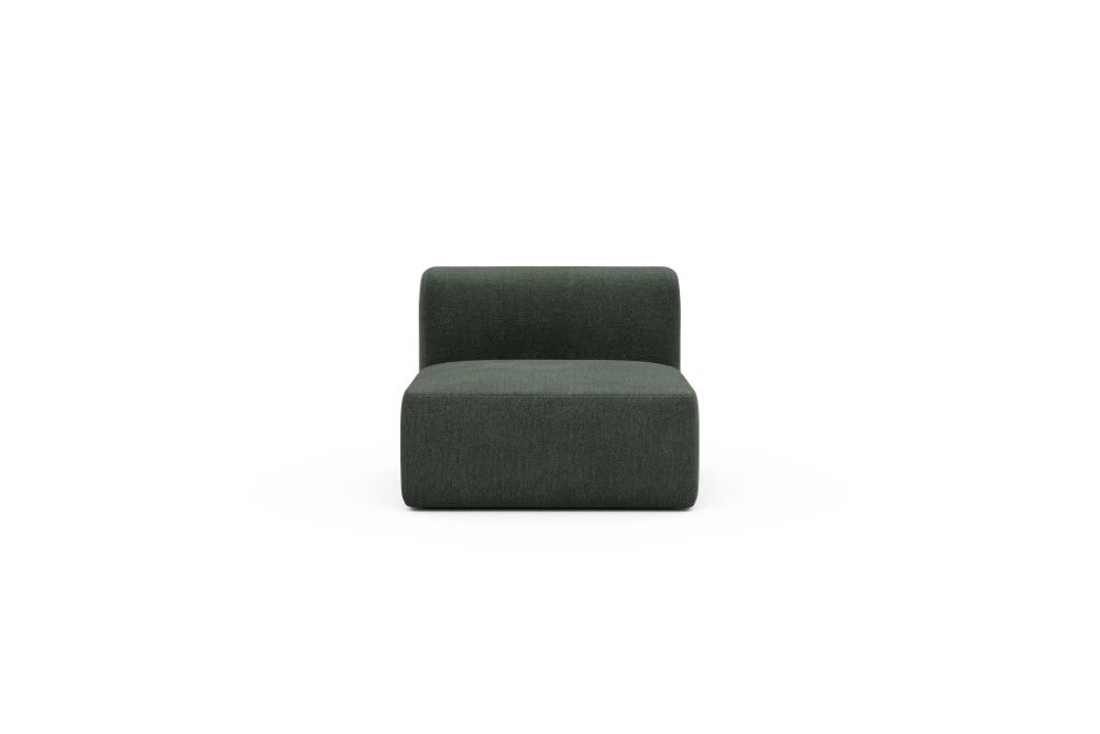Rund Modular Sofa - Configurations 1 - 97E - 96 x 97 cm - 1,5 Seater - 818 Aivi Pine Green