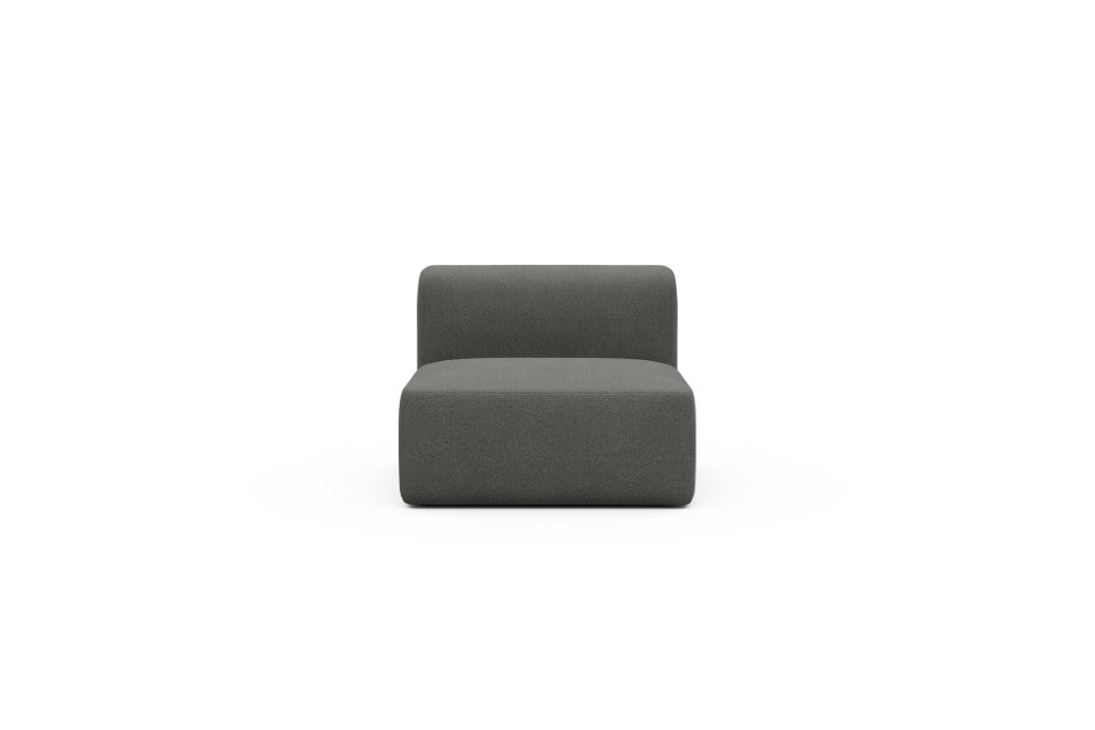 Rund Modular Sofa - Configurations 1 - 97E - 96 x 97 cm - 1,5 Seater - 852 Mahoga Seal Grey