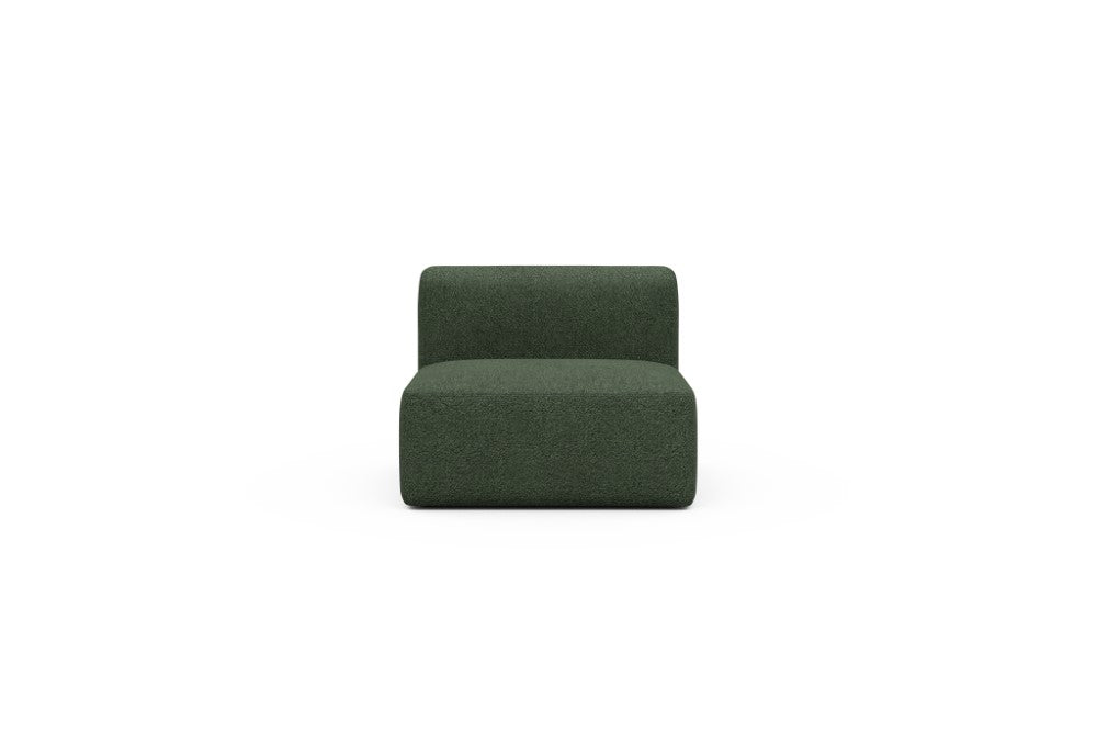 Rund Modular Sofa - Configurations 1 - 97E - 96 x 97 cm - 1,5 Seater - 869 Vanora Deep Green
