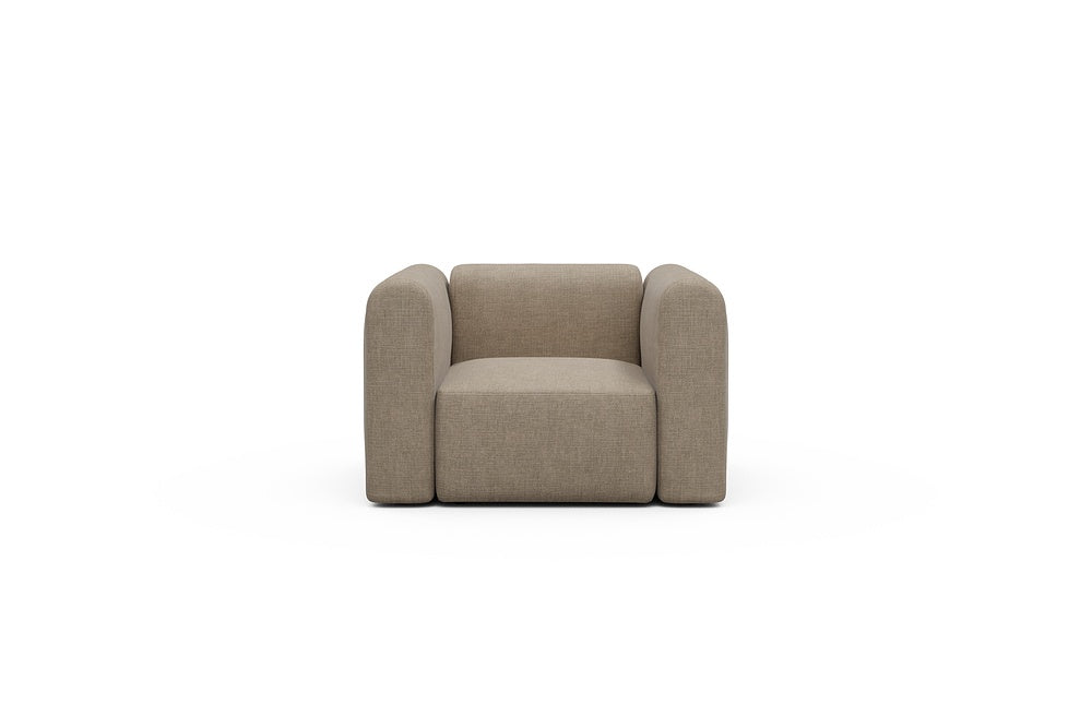 Rund Modular Sofa - Configurations 2 - A1H - 123 x 97 cm - 1.5 Seater - 417 Esina Mocha