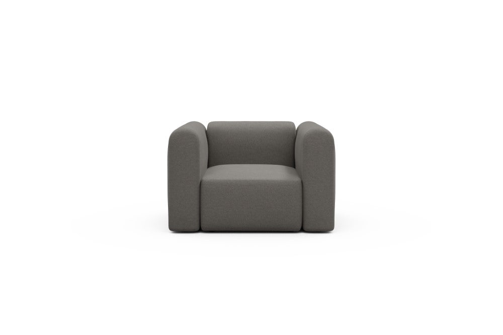Rund Modular Sofa - Configurations 2 - A1H - 123 x 97 cm - 1.5 Seater - 446 Satya Taupe Brown