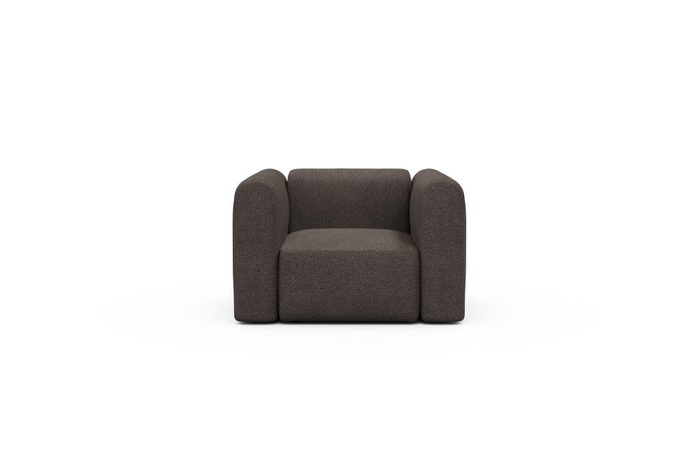 Rund Modular Sofa - Configurations 2 - A1H - 123 x 97 cm - 1.5 Seater - 530 Bouclé Taupe