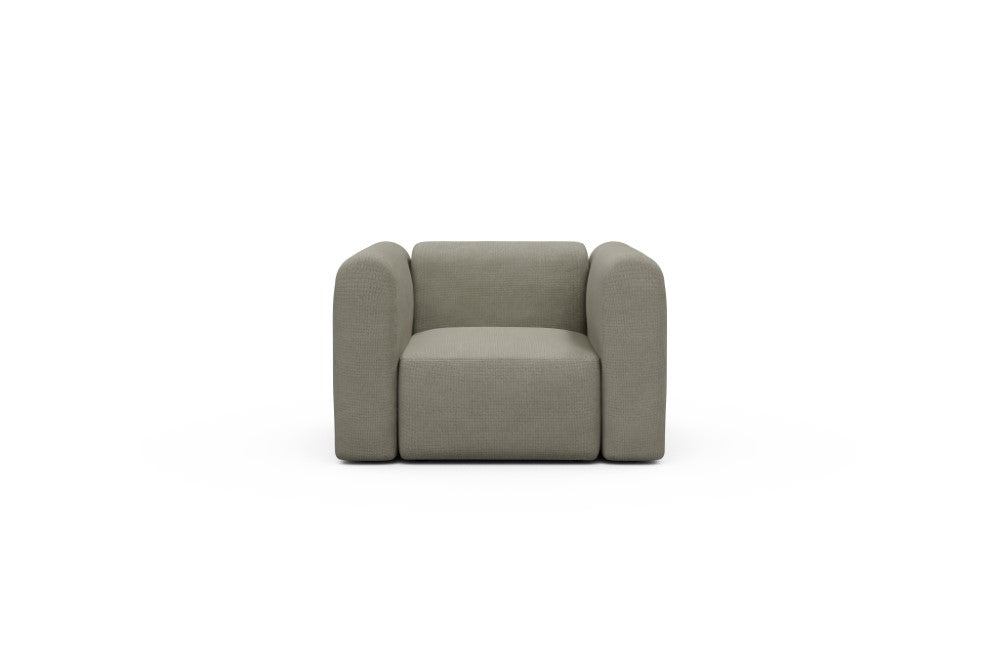 Rund Modular Sofa - Configurations 2 - A1H - 123 x 97 cm - 1.5 Seater - 765 Cura Oat