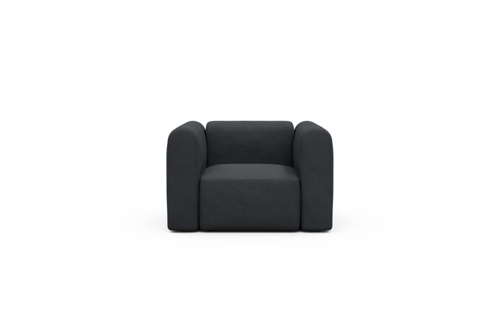 Rund Modular Sofa - Configurations 2 - A1H - 123 x 97 cm - 1.5 Seater - 766 Cura Anthracite
