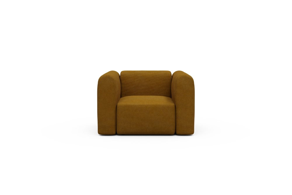 Rund Modular Sofa - Configurations 2 - A1H - 123 x 97 cm - 1.5 Seater - 767 Cura Apricot