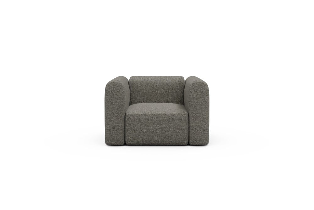 Rund Modular Sofa - Configurations 2 - A1H - 123 x 97 cm - 1.5 Seater - 771 Carreno Sepia Brown