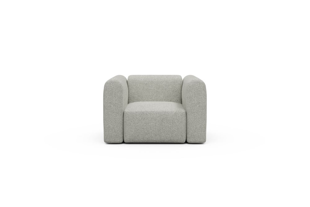 Rund Modular Sofa - Configurations 2 - A1H - 123 x 97 cm - 1.5 Seater - 867 Vanora Warm Sand
