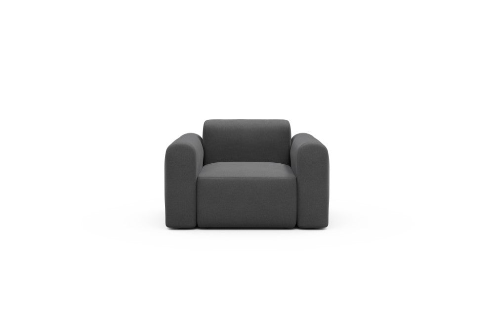 Rund Modular Sofa - Configurations 2 - A1L - 146 x 97 cm - 1.5 Seater - 441 Satya Warm Zinc