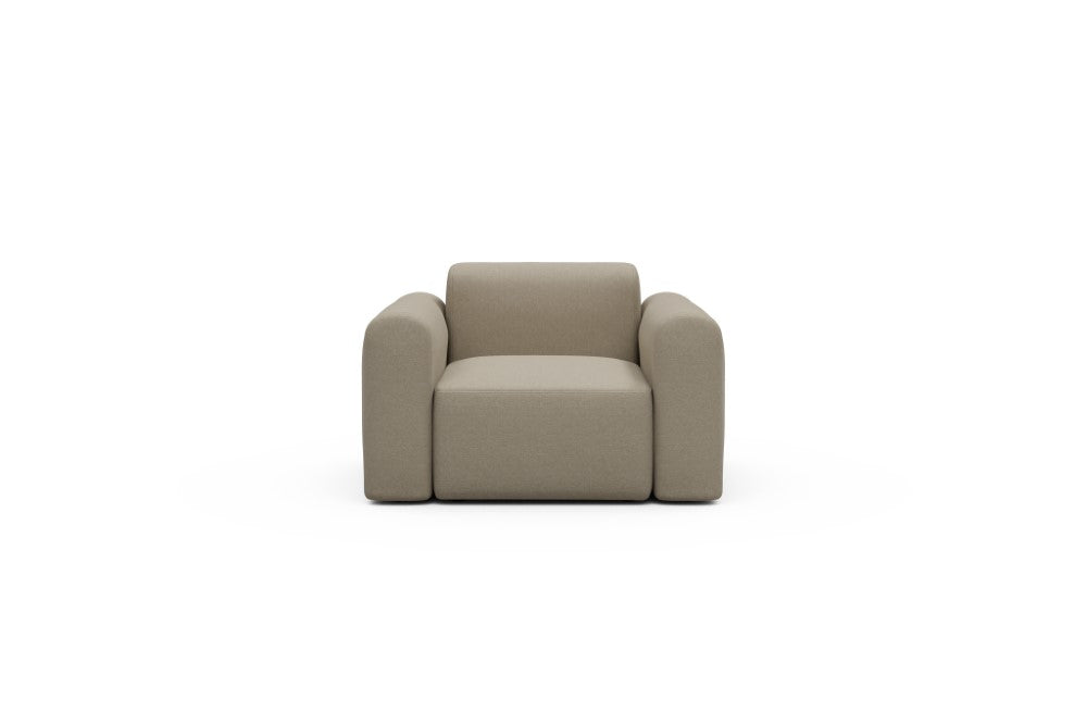 Rund Modular Sofa - Configurations 2 - A1L - 146 x 97 cm - 1.5 Seater - 445 Satya Natural Biege