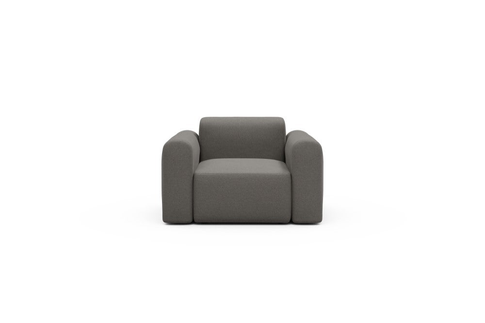 Rund Modular Sofa - Configurations 2 - A1L - 146 x 97 cm - 1.5 Seater - 446 Satya Taupe Brown