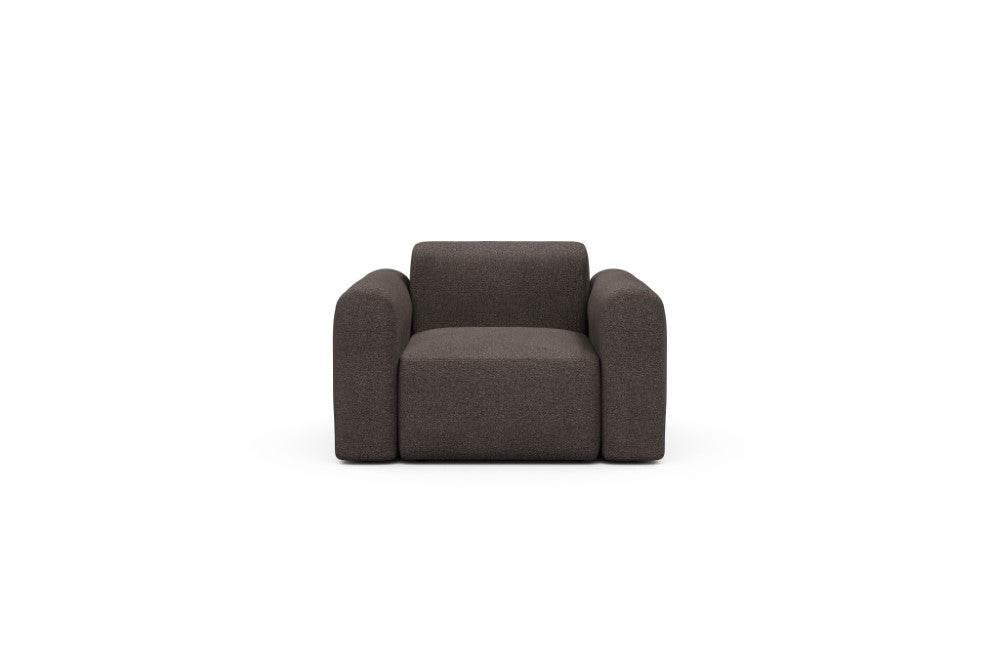 Rund Modular Sofa - Configurations 2 - A1L - 146 x 97 cm - 1.5 Seater - 530 Bouclé Taupe