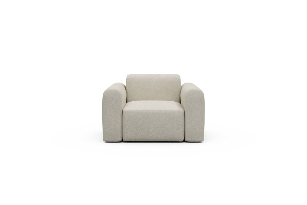 Rund Modular Sofa - Configurations 2 - A1L - 146 x 97 cm - 1.5 Seater - 584 Argus Natural