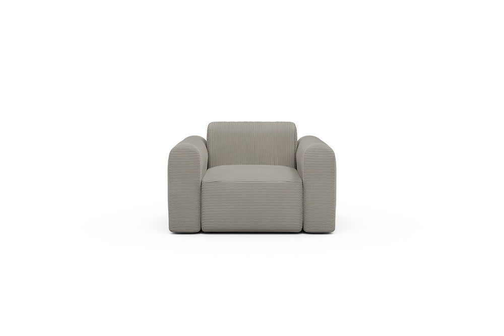 Rund Modular Sofa - Configurations 2 - A1L - 146 x 97 cm - 1.5 Seater - 603 Corduroy Beige