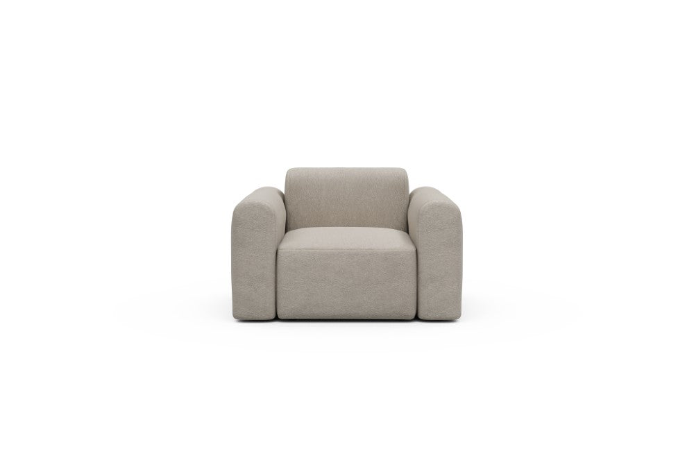 Rund Modular Sofa - Configurations 2 - A1L - 146 x 97 cm - 1.5 Seater - 816 Aivi Lace Beige