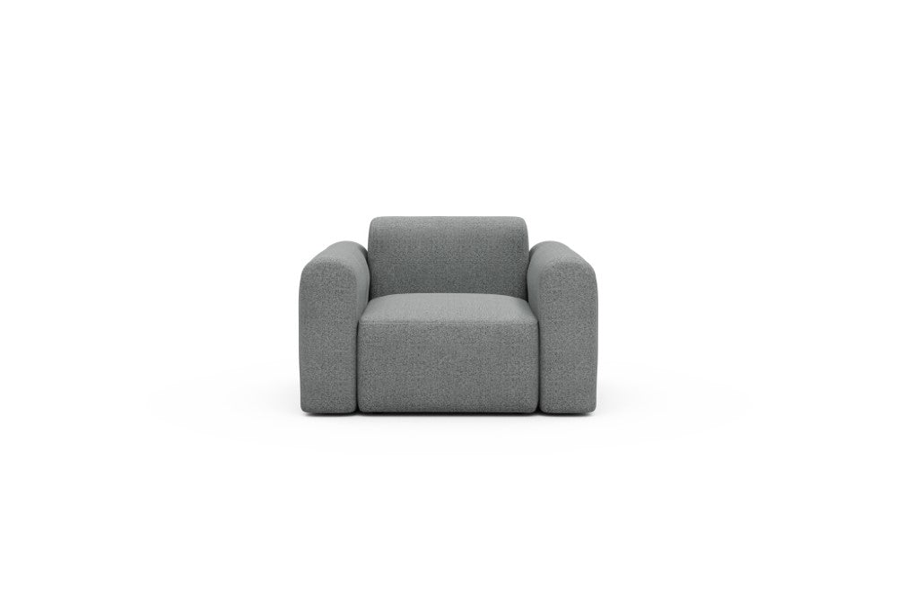 Rund Modular Sofa - Configurations 2 - A1L - 146 x 97 cm - 1.5 Seater - 819 Aivi Gravel Grey