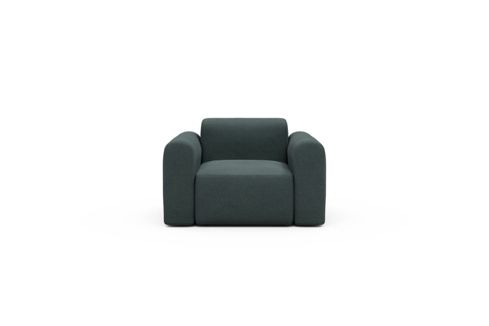 Rund Modular Sofa - Configurations 2 - A1L - 146 x 97 cm - 1.5 Seater - 851 Mahoga Dark Blue