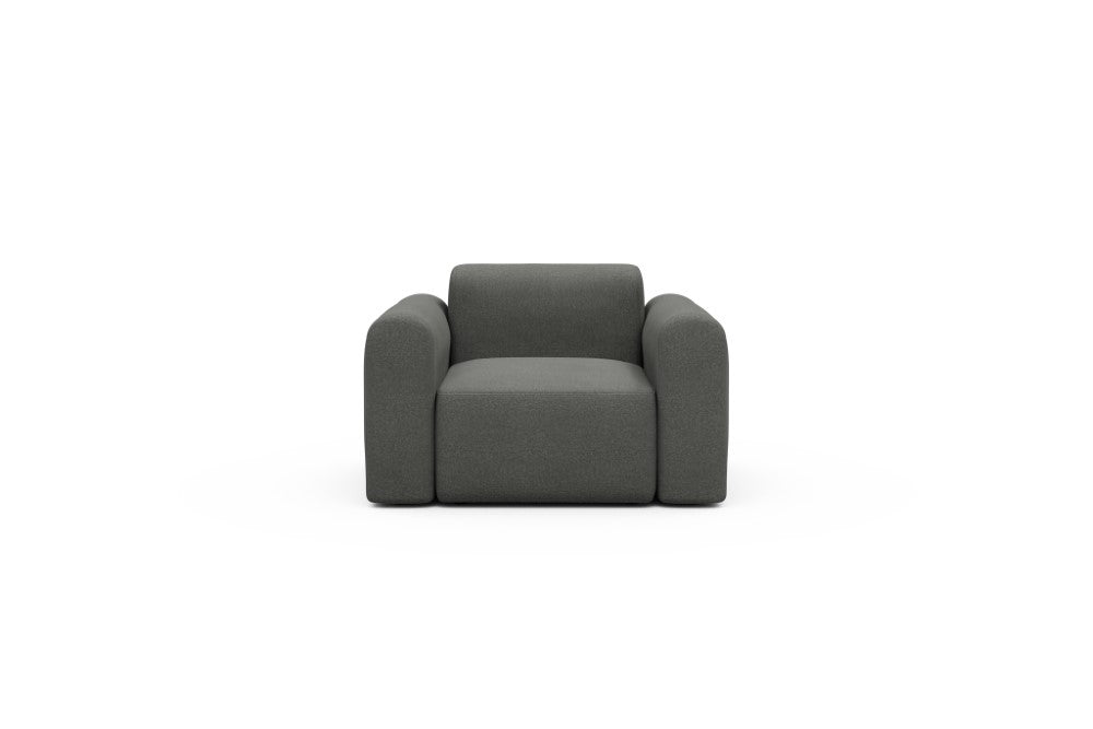 Rund Modular Sofa - Configurations 2 - A1L - 146 x 97 cm - 1.5 Seater - 852 Mahoga Seal Grey