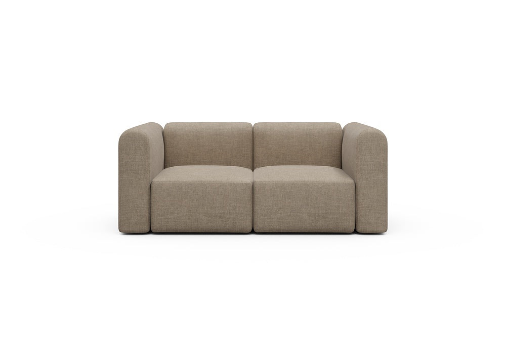Rund Modular Sofa - Configurations 1 - A2H - 194 x 97 cm - 2 Seater - 417 Esina Mocha