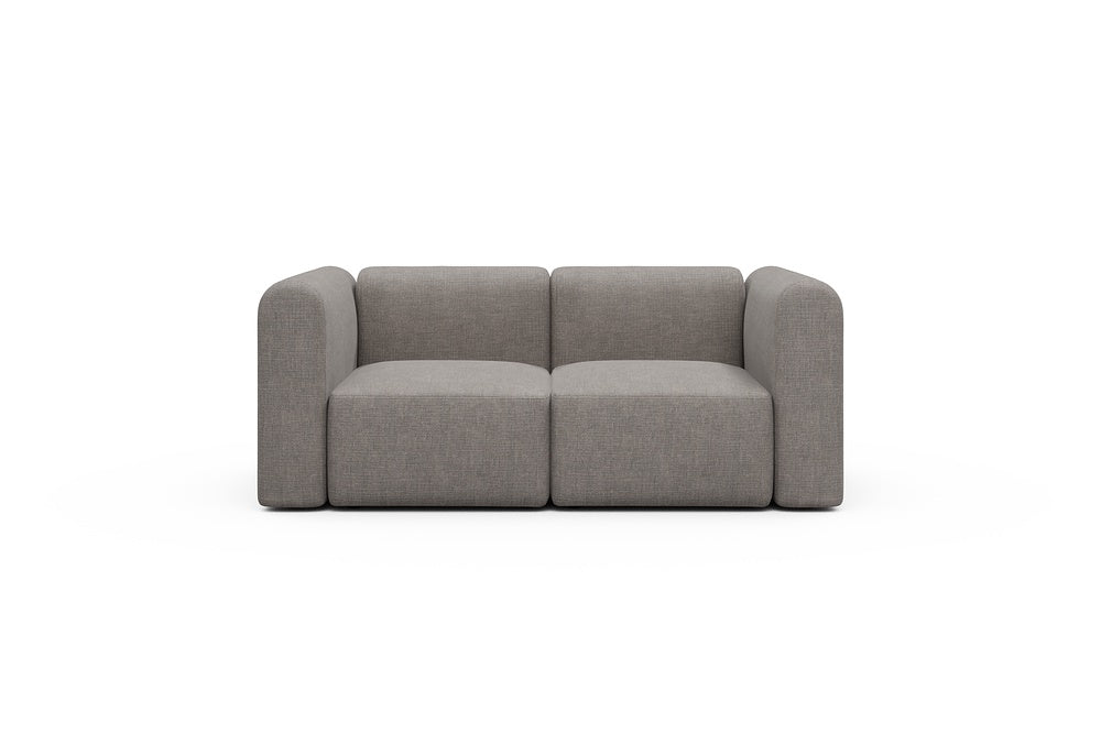 Rund Modular Sofa - Configurations 1 - A2H - 194 x 97 cm - 2 Seater - 418 Esina Truffle