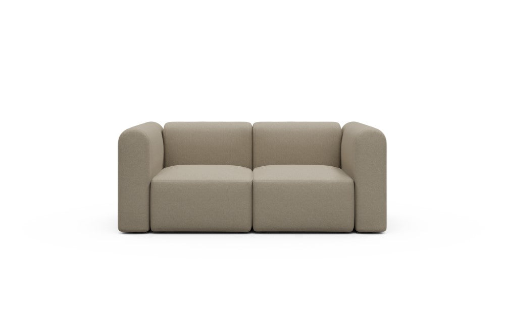 Rund Modular Sofa - Configurations 1 - A2H - 194 x 97 cm - 2 Seater - 445 Satya Natural Biege