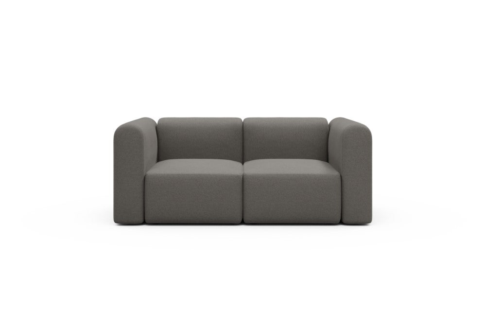 Rund Modular Sofa - Configurations 1 - A2H - 194 x 97 cm - 2 Seater - 446 Satya Taupe Brown