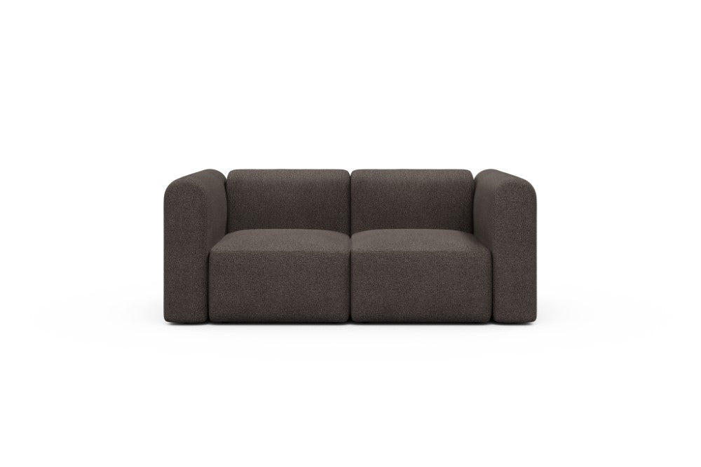 Rund Modular Sofa - Configurations 1 - A2H - 194 x 97 cm - 2 Seater - 530 Bouclé Taupe