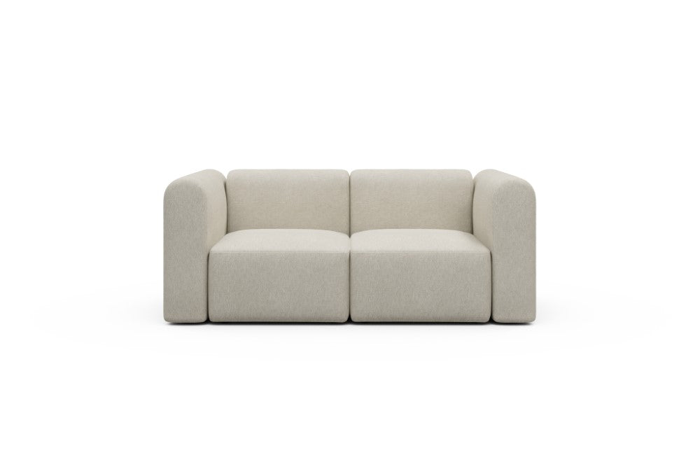 Rund Modular Sofa - Configurations 1 - A2H - 194 x 97 cm - 2 Seater - 584 Argus Natural