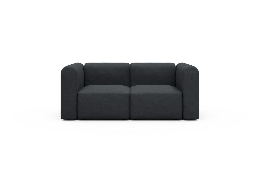 Rund Modular Sofa - Configurations 1 - A2H - 194 x 97 cm - 2 Seater - 766 Cura Anthracite