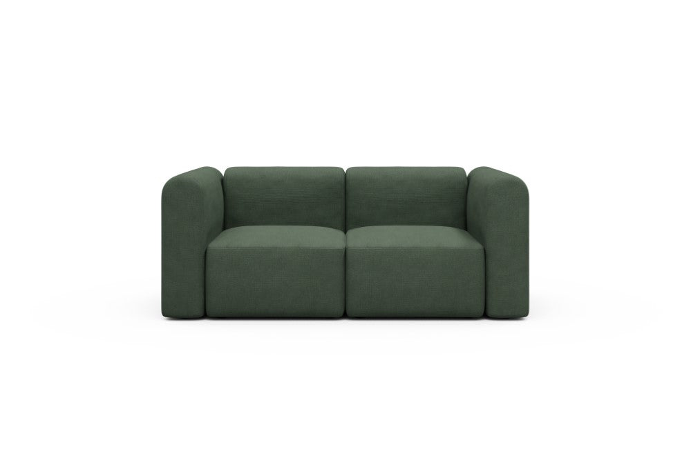 Rund Modular Sofa - Configurations 1 - A2H - 194 x 97 cm - 2 Seater - 769 Cura Saga Green
