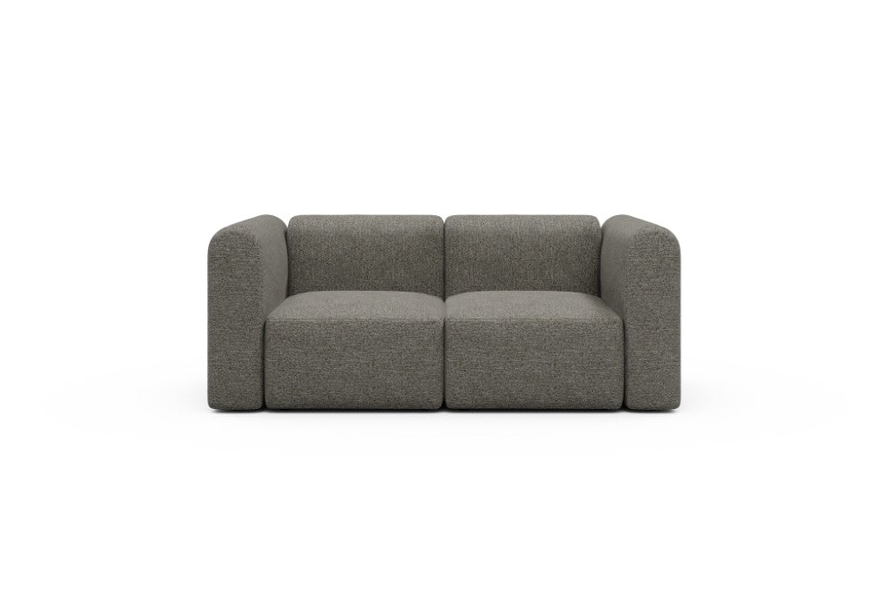 Rund Modular Sofa - Configurations 1 - A2H - 194 x 97 cm - 2 Seater - 771 Carreno Sepia Brown