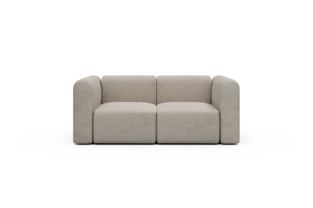 Rund Modular Sofa - Configurations 1 - A2H - 194 x 97 cm - 2 Seater - 816 Aivi Lace Beige