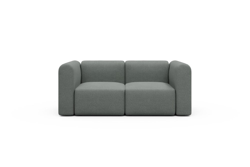Rund Modular Sofa - Configurations 1 - A2H - 194 x 97 cm - 2 Seater - 853 Mahoga Dove Grey