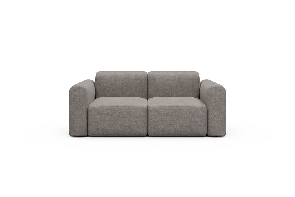 Rund Modular Sofa - Configurations 1 - A2L - 194 x 97 cm - 2 Seater - 418 Esina Truffle