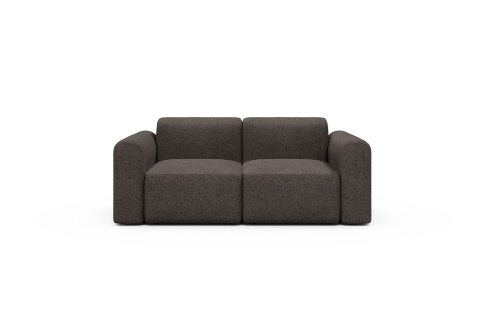 Rund Modular Sofa - Configurations 1 - A2L - 194 x 97 cm - 2 Seater - 530 Bouclé Taupe