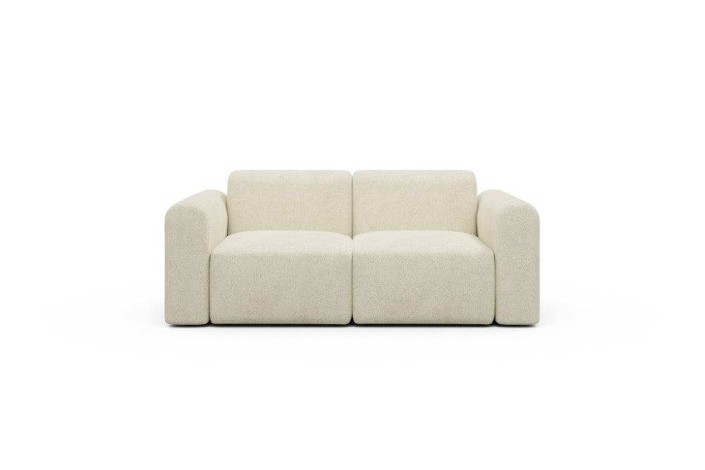 Rund Modular Sofa - Configurations 1 - A2L - 194 x 97 cm - 2 Seater - 531 Bouclé Off White