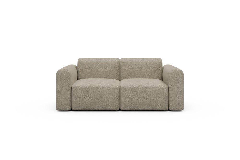 Rund Modular Sofa - Configurations 1 - A2L - 194 x 97 cm - 2 Seater - 539 Bouclé Beige